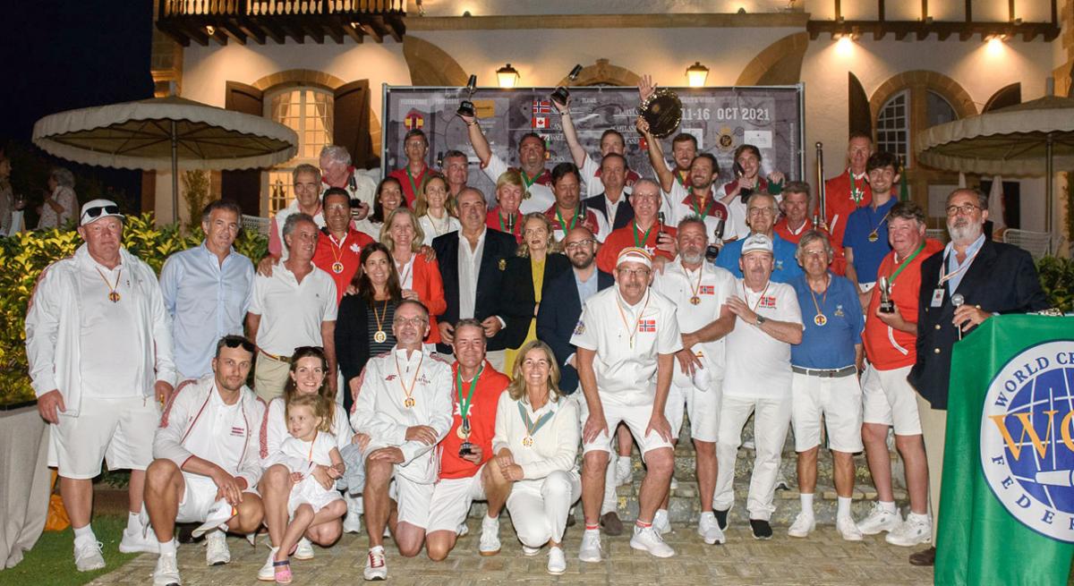 El alcalde de El Puerto felicita al equipo español que se hace con el título del Campeonato del Mundo por Países de Golf Croquet