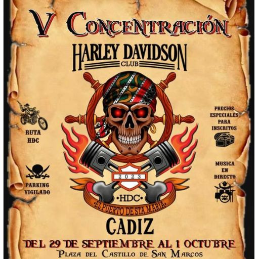 V Concentración de Harley Davidson Club