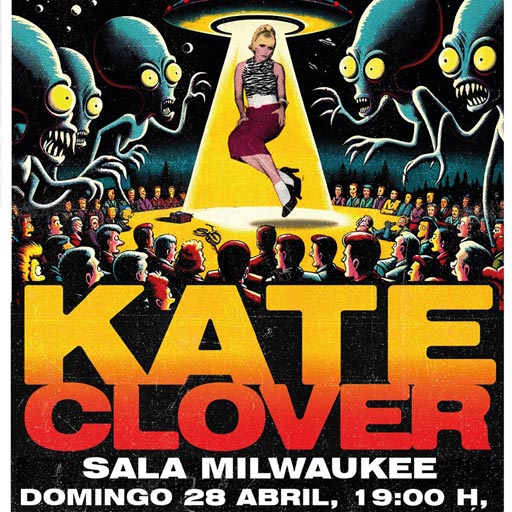 Sala Milwaukee - Concierto de `KATE CLOVER´ en R.A.S. (Rock Action Sur)