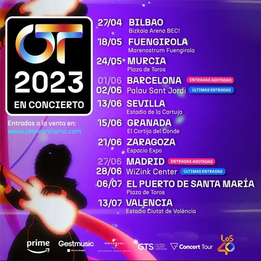 Operación Triunfo 2023 en concierto