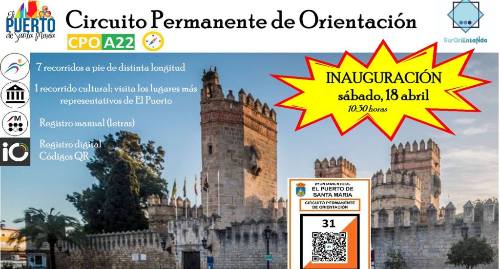 El Circuito de Orientación Permanente llega este sábado 18 a El Puerto con salida desde la Plaza del Castillo