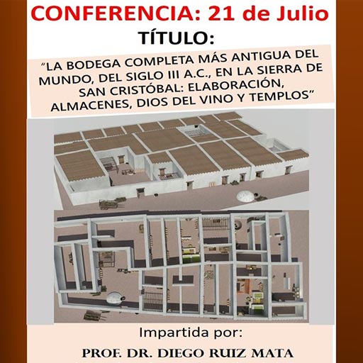 Conferencia -  `La bodega completa más antigua del mundo....´