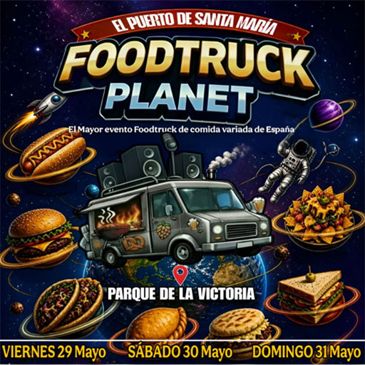 Foodtruck Planet en Parque de la Victoria