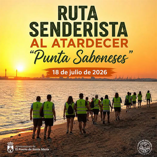 Ruta Senderista al atardecer `Punta Saboneses´
