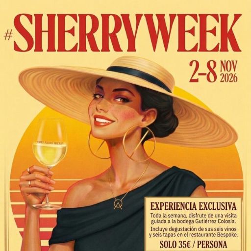 International Sherry Week - Visita Bodega Gutiérrez Colosía con Maridaje en Bespoke