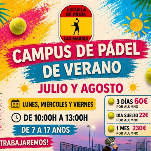 Campus de Pádel de Verano - Las Marías