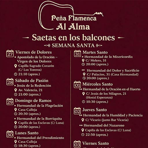 Saetas en los Balcones