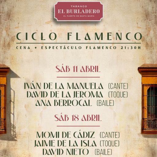 Ciclo Flamenco en Tabanco El Burladero